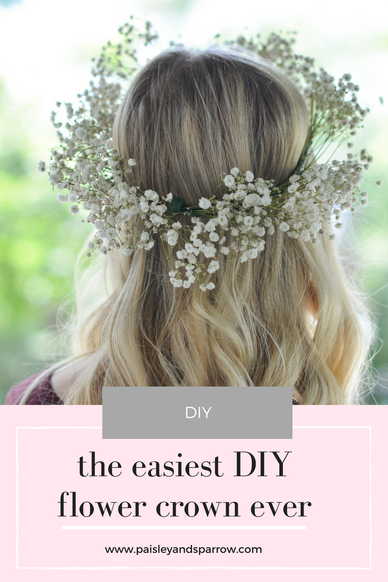 diy flower crown