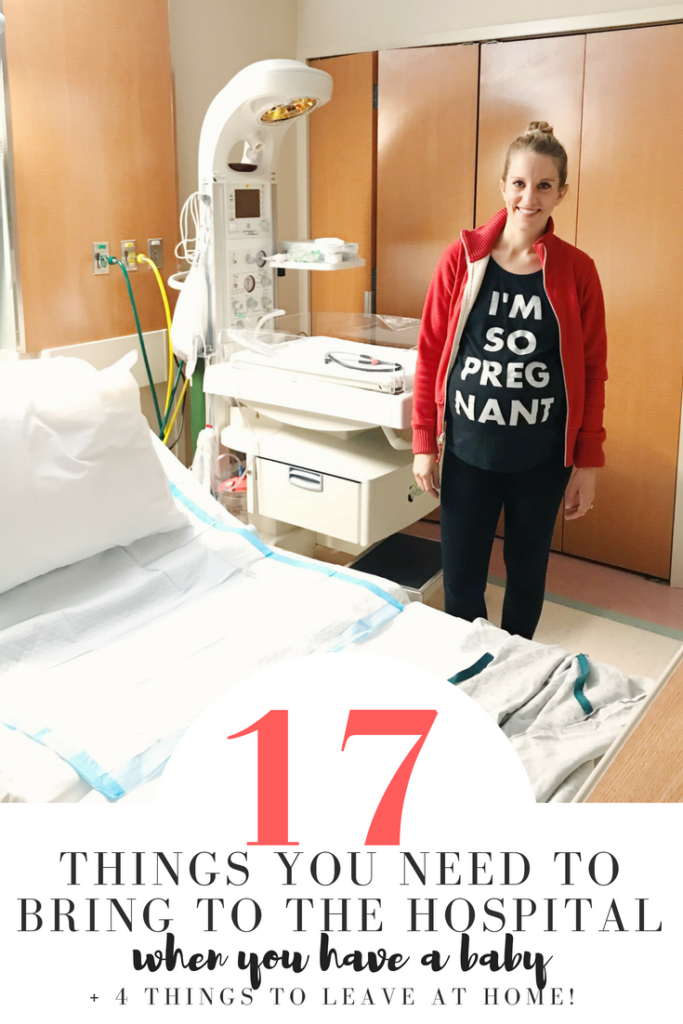17 things to bring to the hospital