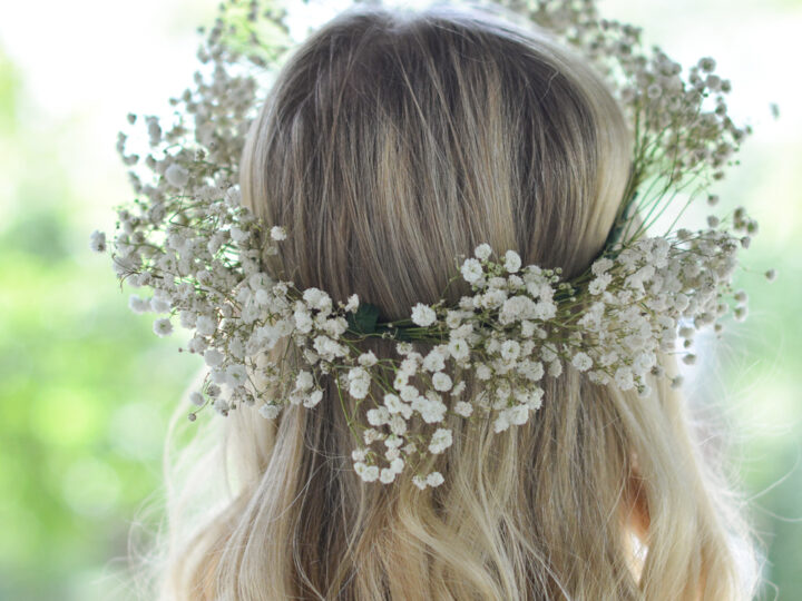 How To Make A Baby S Breath Flower Crown Paisley Sparrow