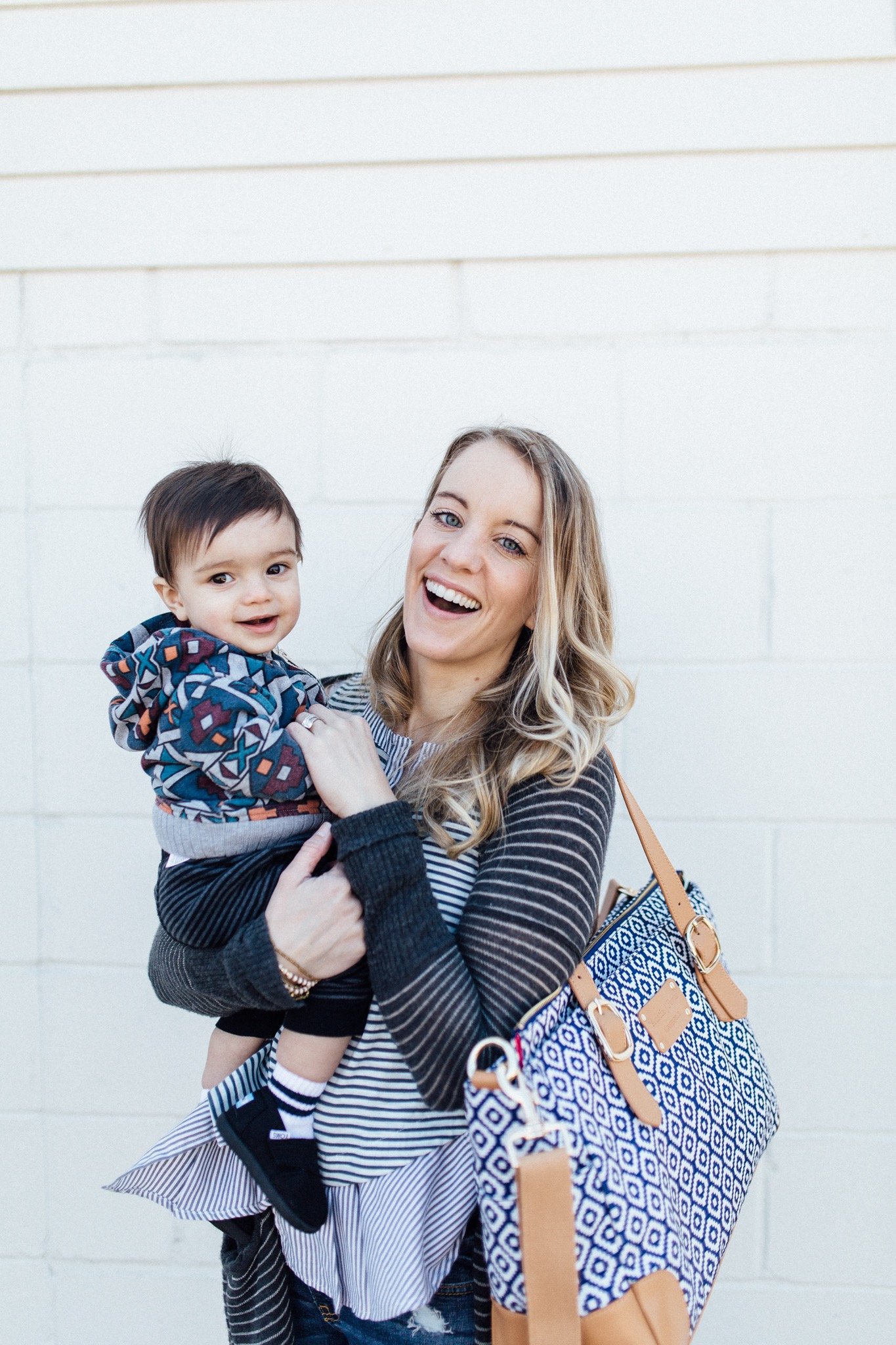 Enjoying my toddler with a classy organized diaper bag by minneapolis brand austin fowler