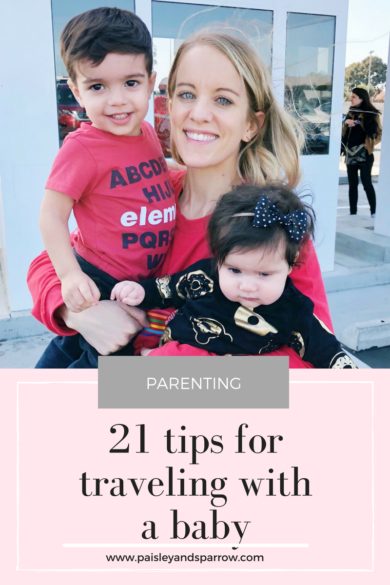 tips for flying with babies