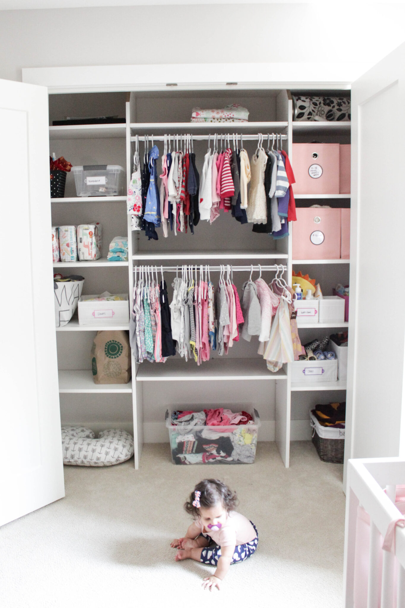 best way to organize baby dresser