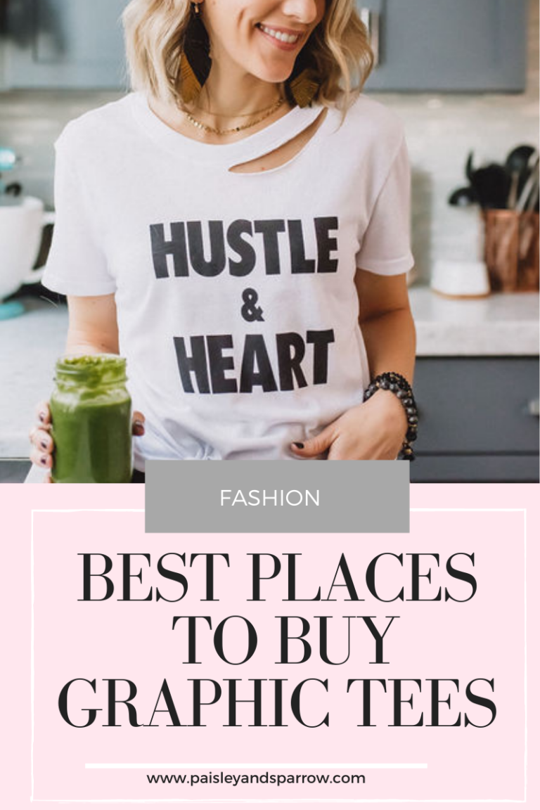 9 Best Places for Graphic Tees Paisley & Sparrow