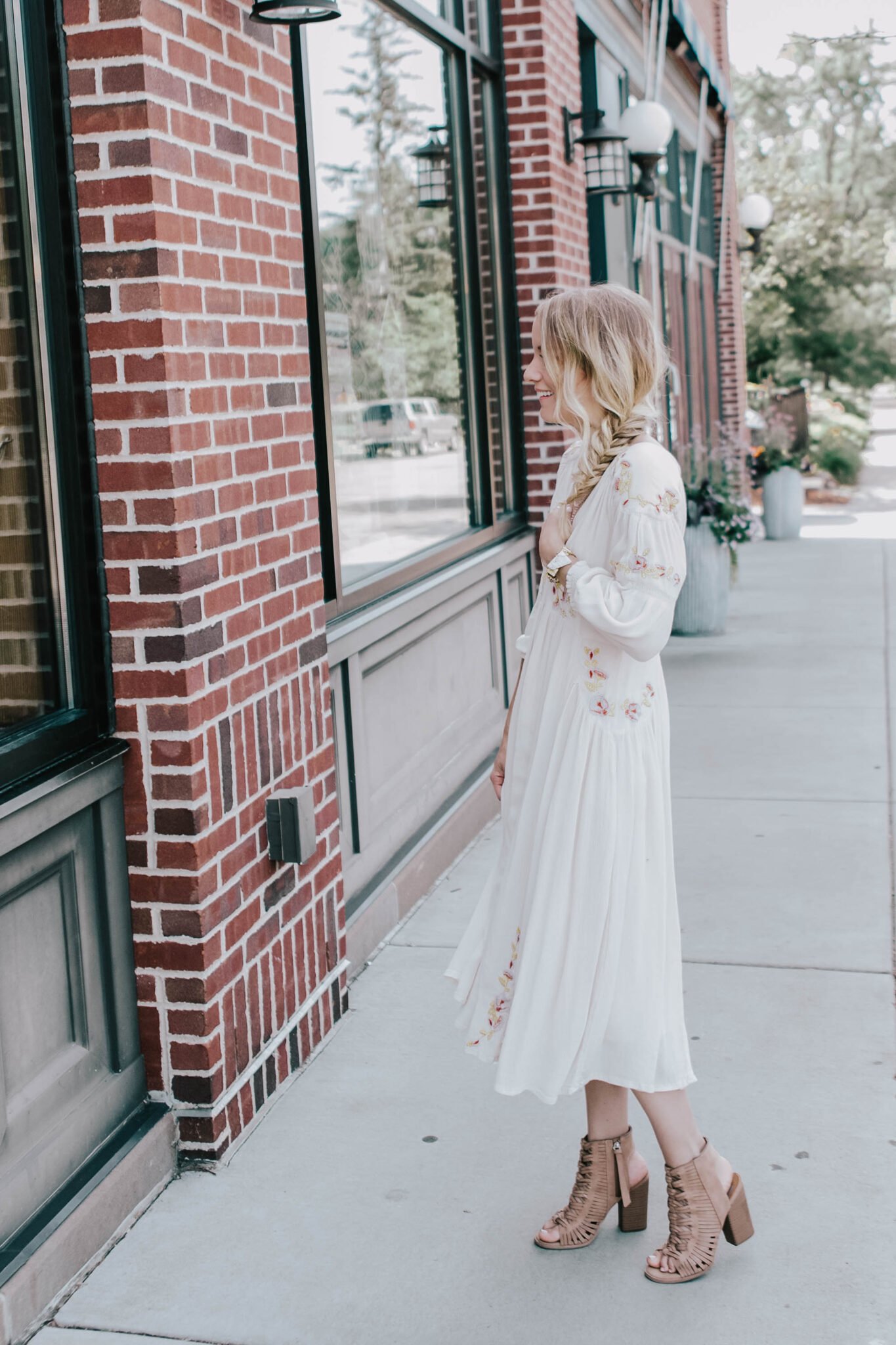 white free people dress - 5 tips for self care