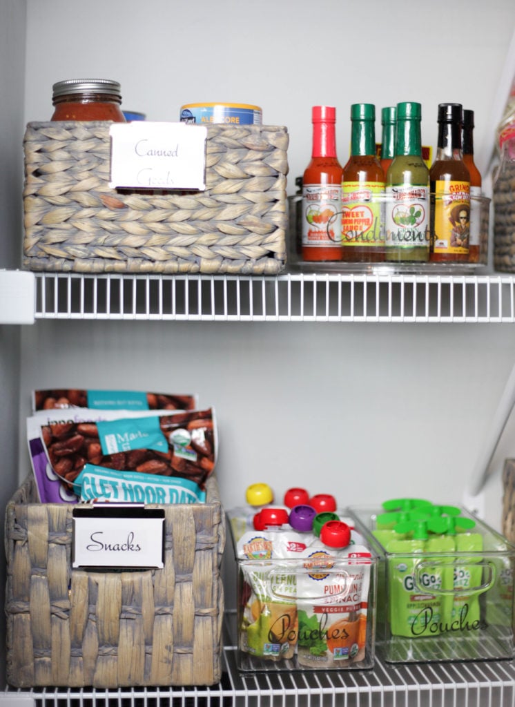 organized kitchen pantry