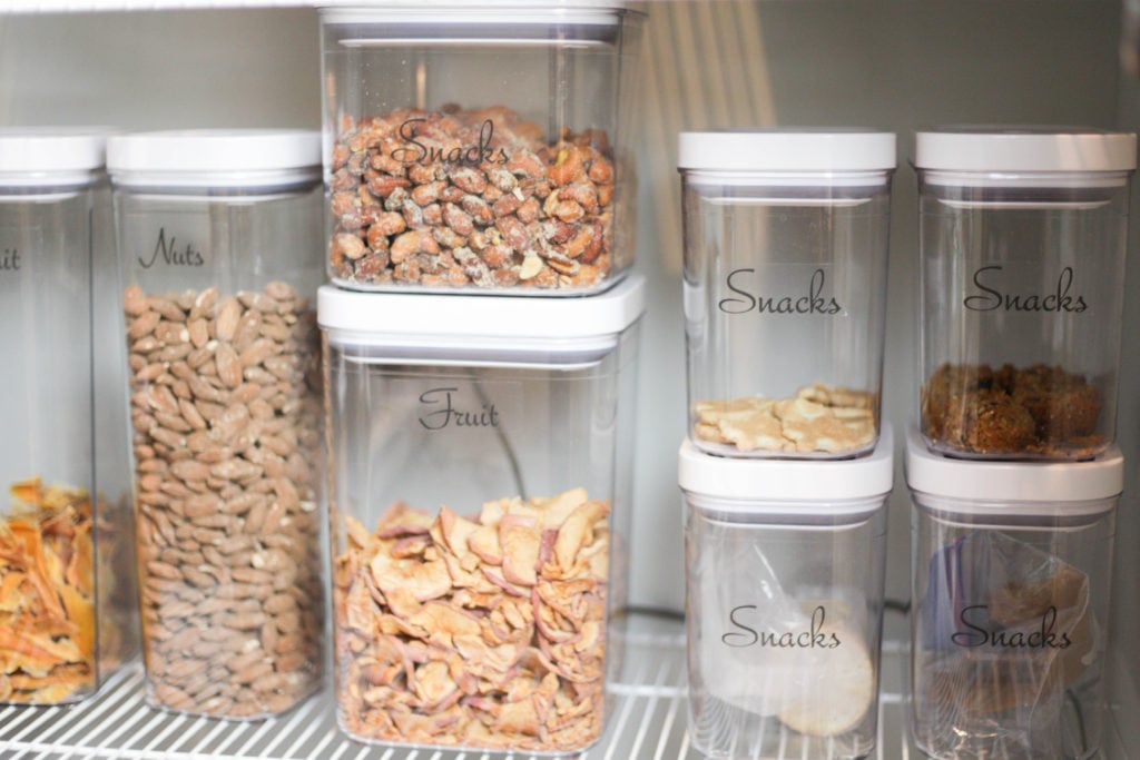 organized kitchen pantry