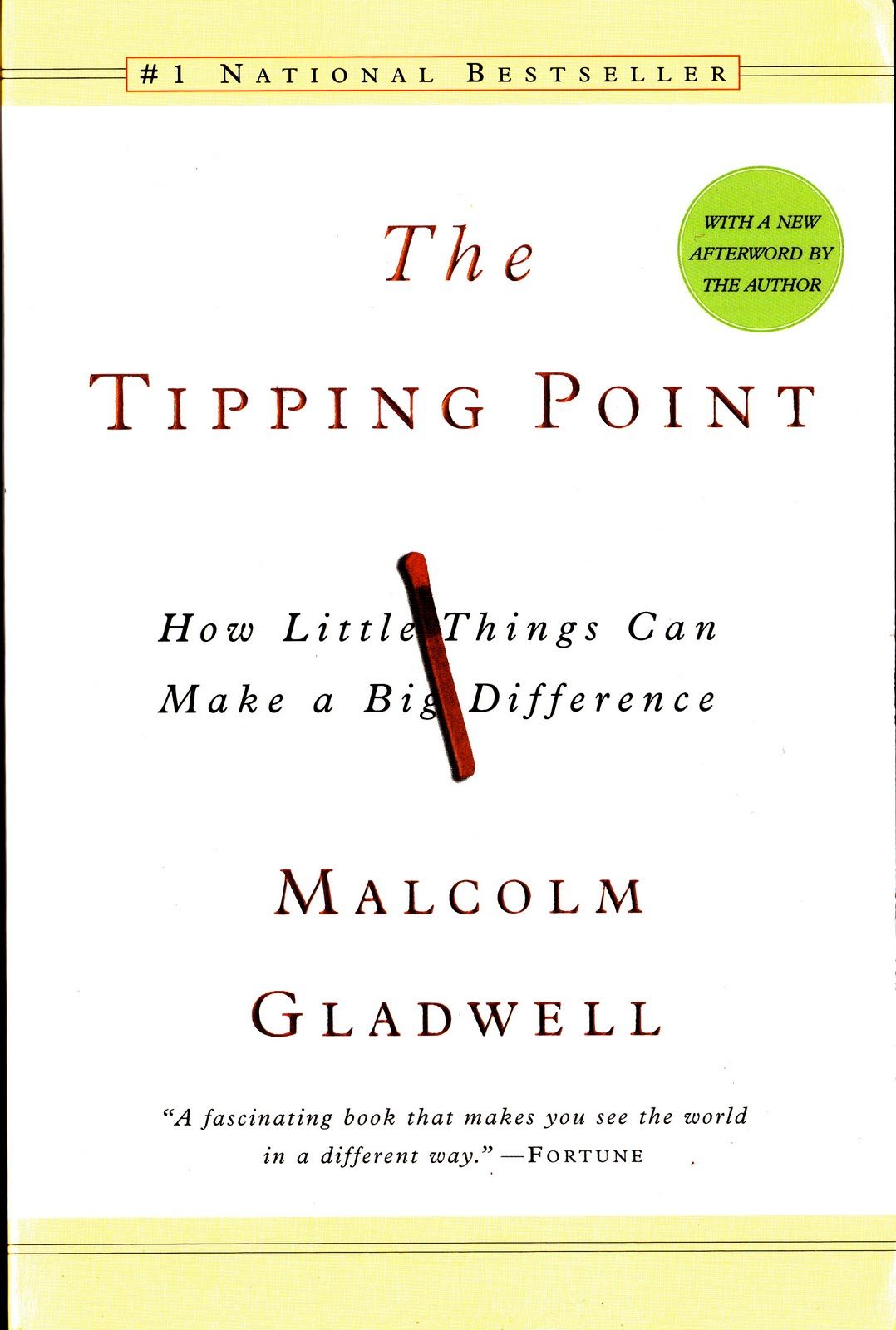 tipping point by Malcolm Gladwell