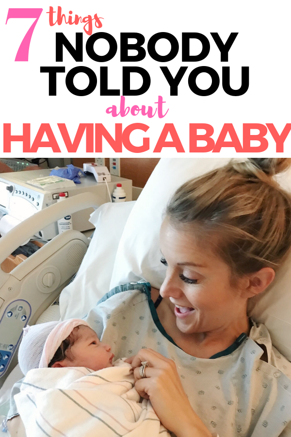 7 things nobody told you about having a baby