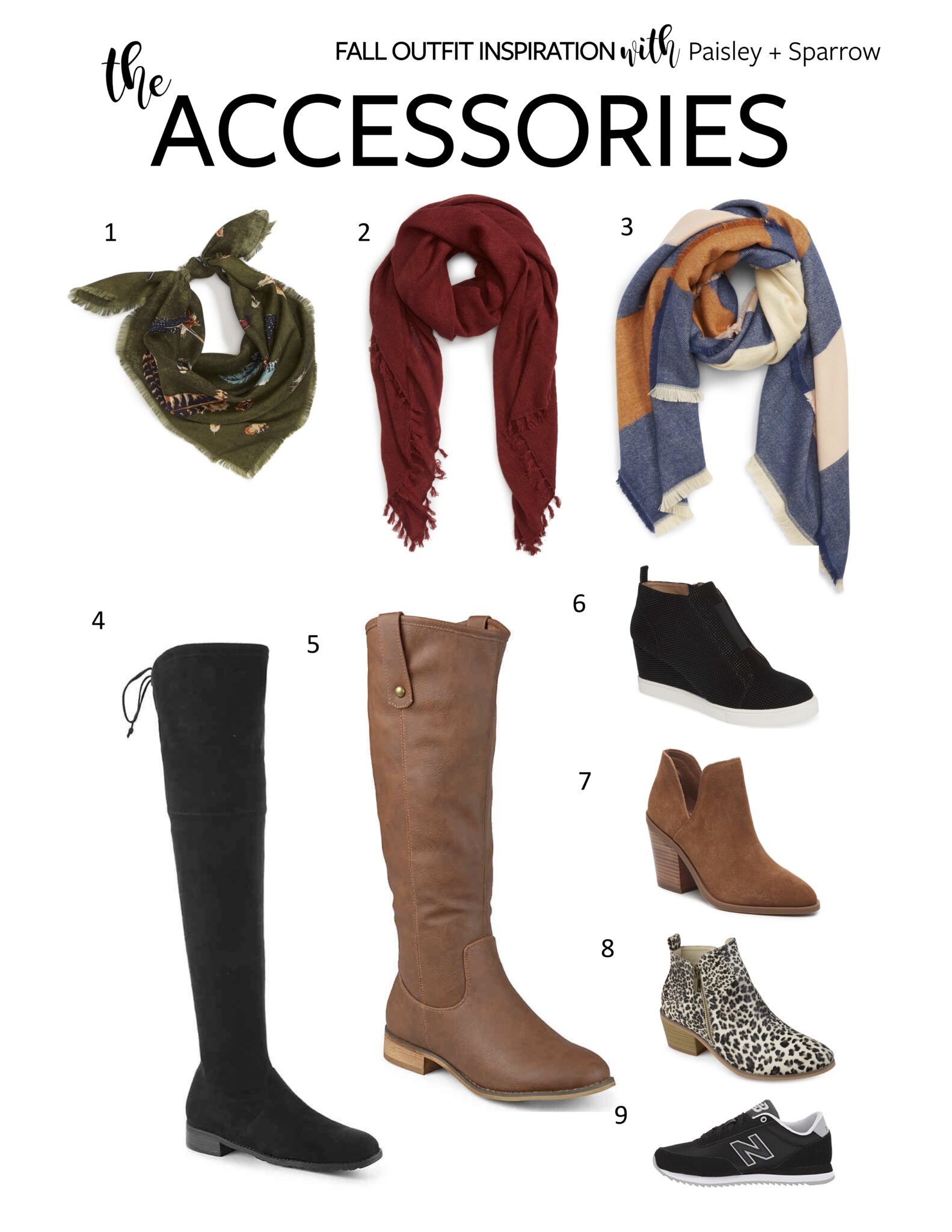 Paisley + Sparrow Fall Outfit Inspiration - Accessories