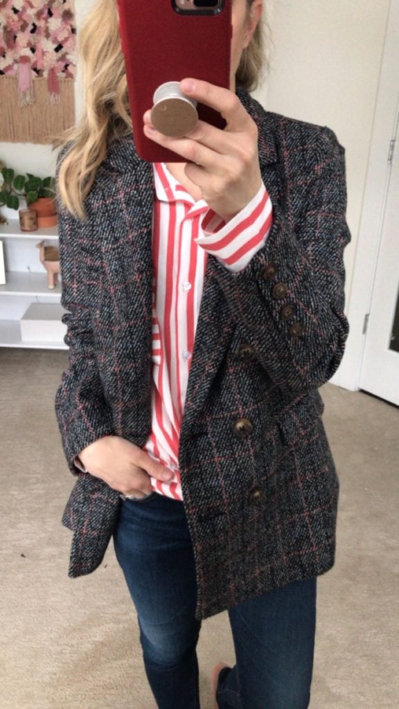 Blazer from Evereve's Trendsend box