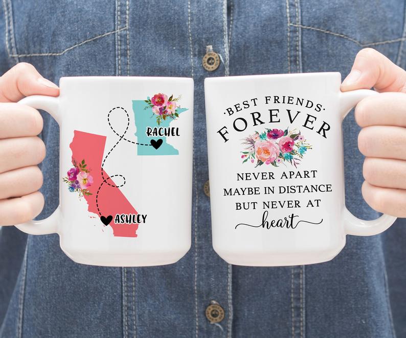 Coffee mugs to celebrate your bestie for national bff day