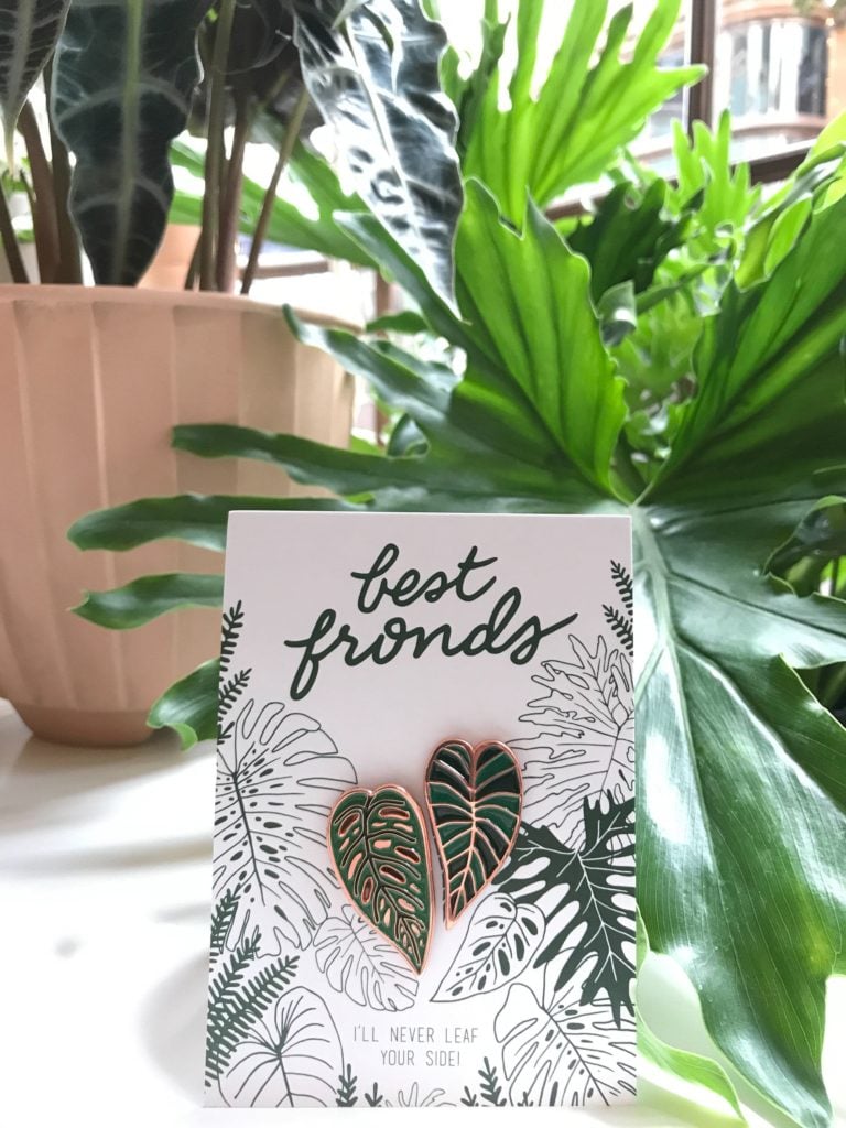 Best friend enamel pins!