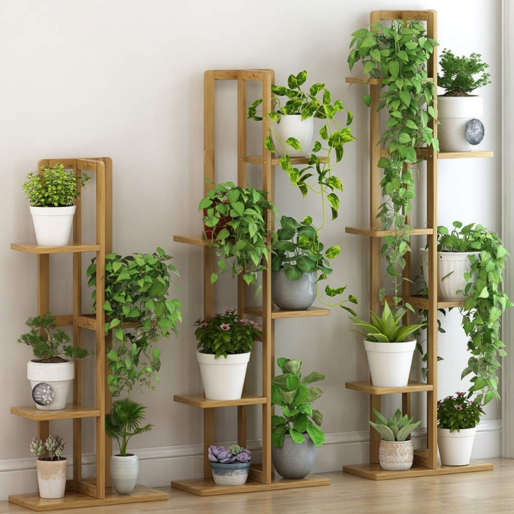 Simple Standing Planters with Simple Decor