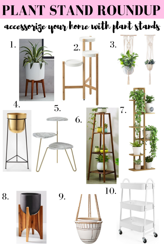 Indoor Plant Stands - 10 of my favorite ways to display your plants!