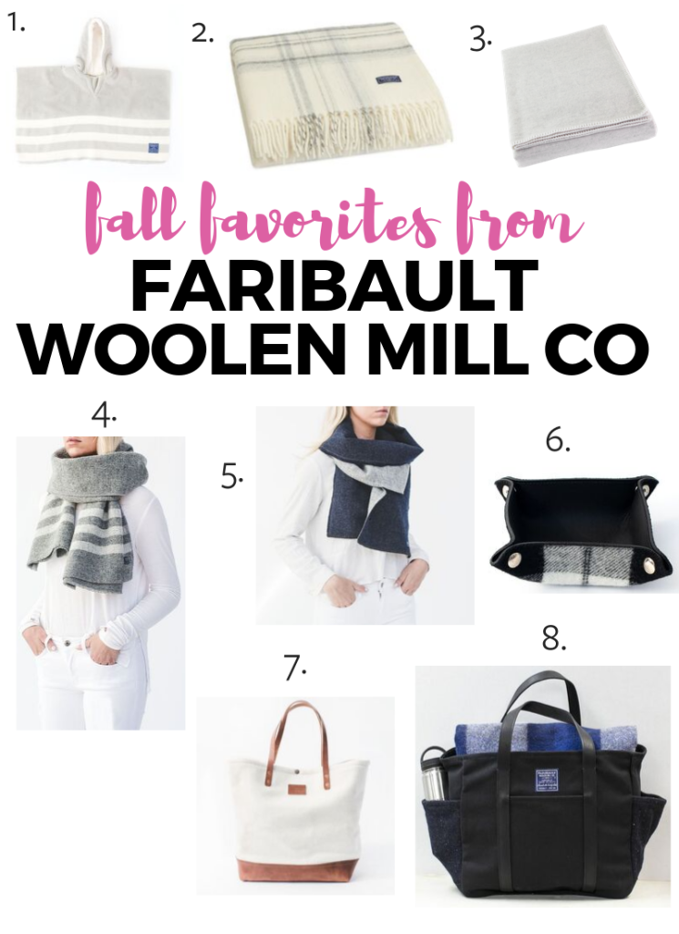 Fall favorites from Faribault Woolen Mill Co.