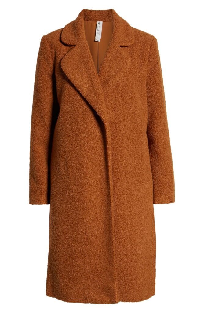 6 Teddy Jackets under $100!  - Mural long caramel teddy jacket