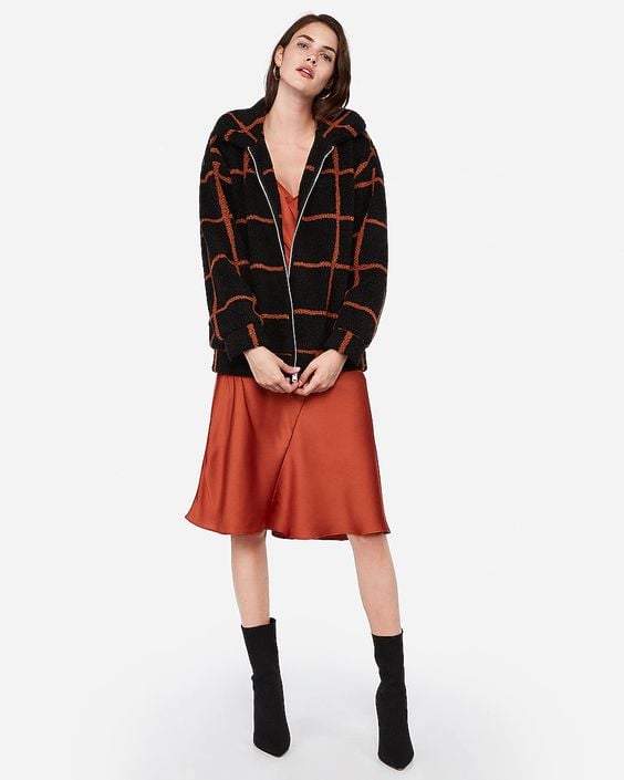 Express plaid jacket