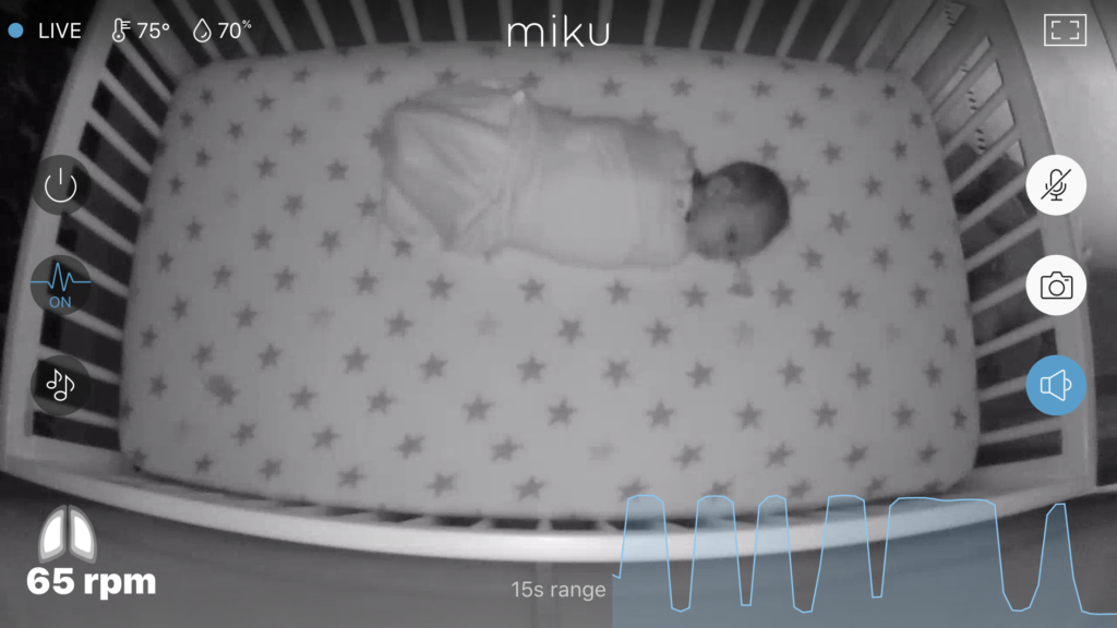 The miku smart baby monitor app