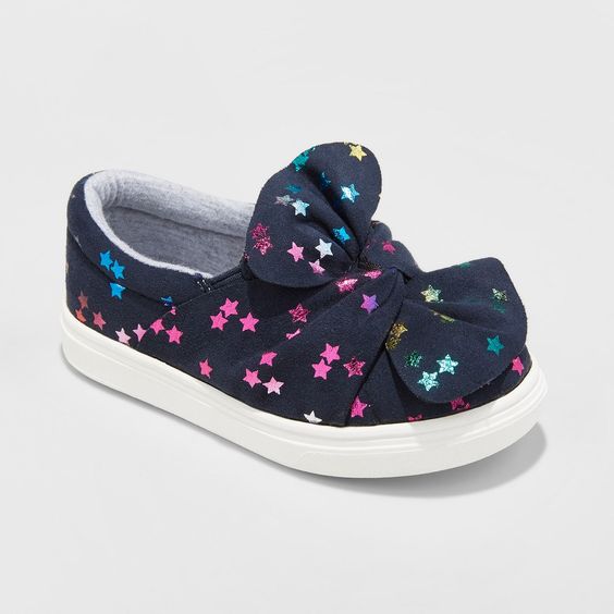 Mae sneakers with tied up bow
