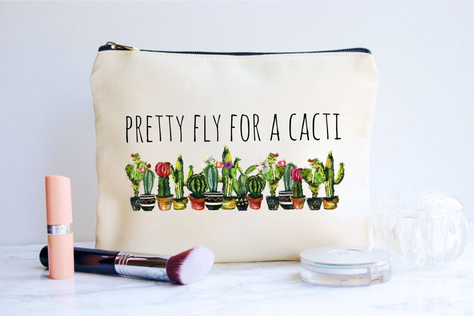 Cactus Makeup Bag