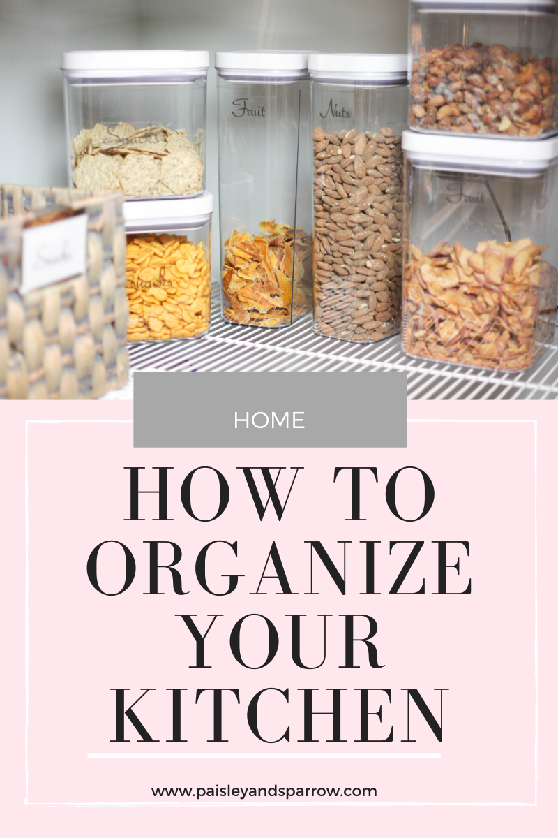 How to organize your kitchen