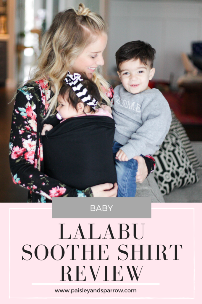 Honest Lalabu Soothe Shirt Review from a Mom of 3 - Paisley & Sparrow