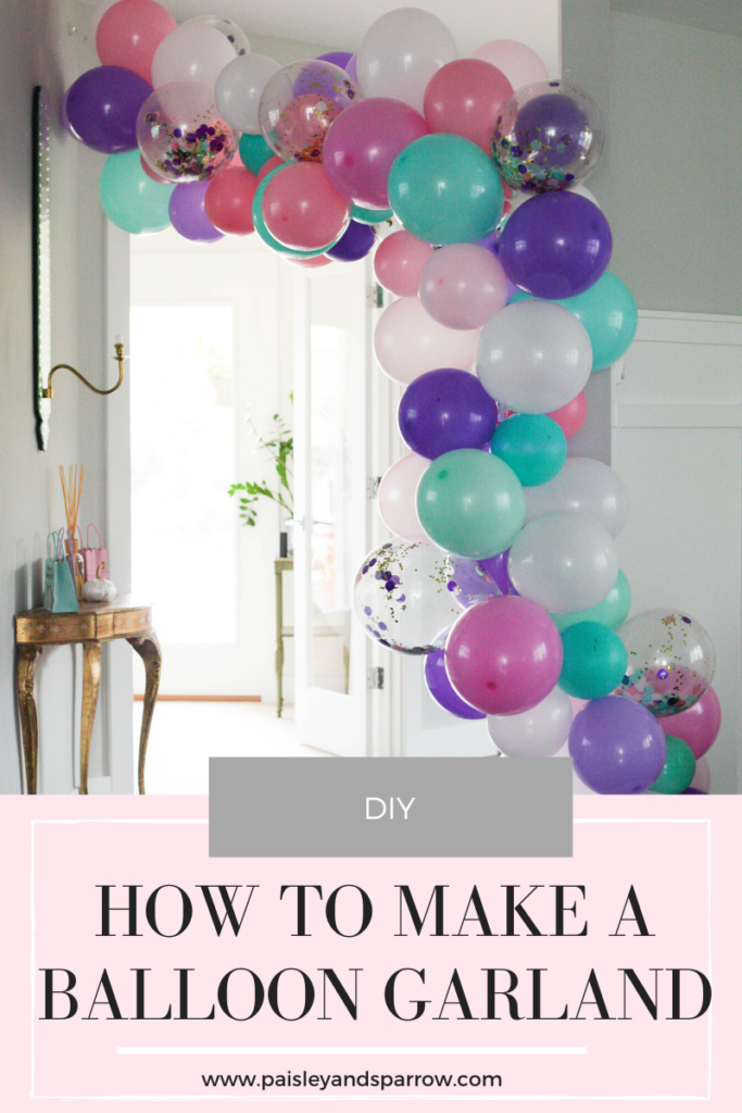 how to sew a garland