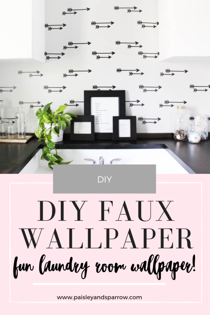 DIY Faux Block Print Ceiling Wallpaper Using Vinyl Decals  Blesser House