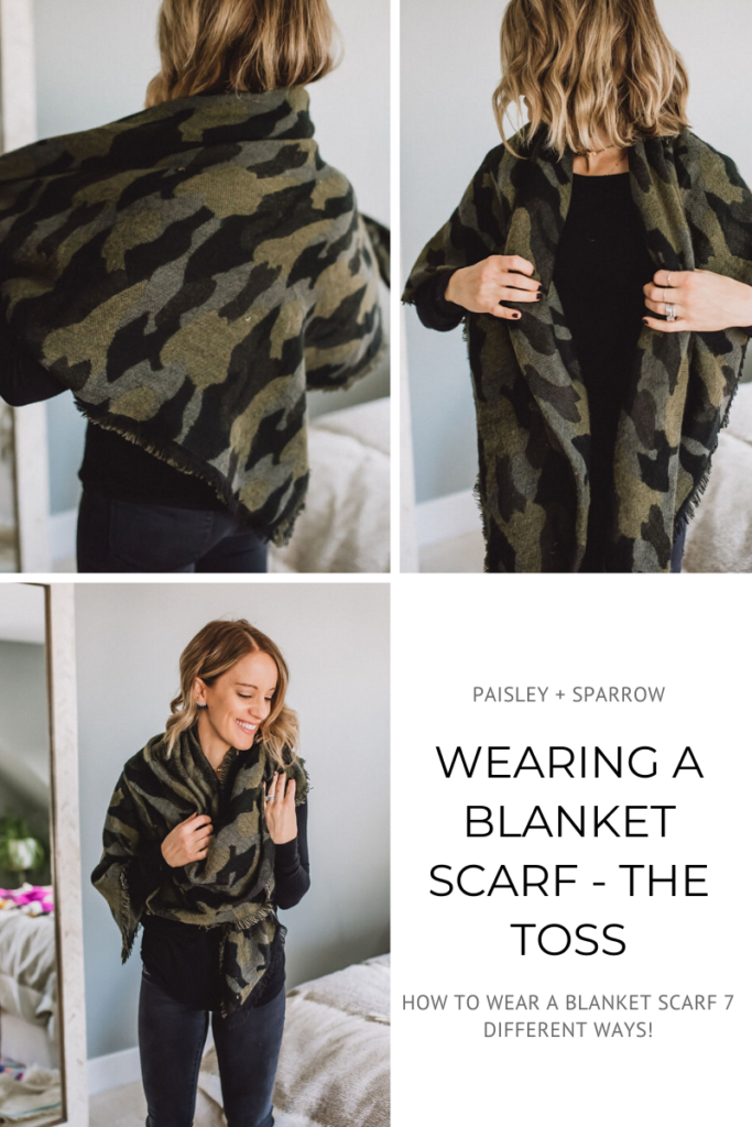 How to Wear a Blanket Scarf: 15 Ways - Strawberry Chic