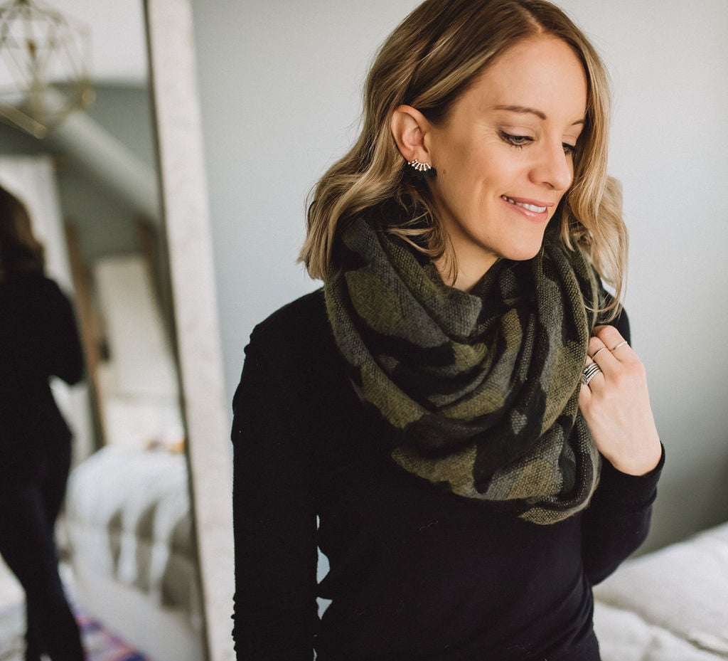 Anthropologie blanket scarf