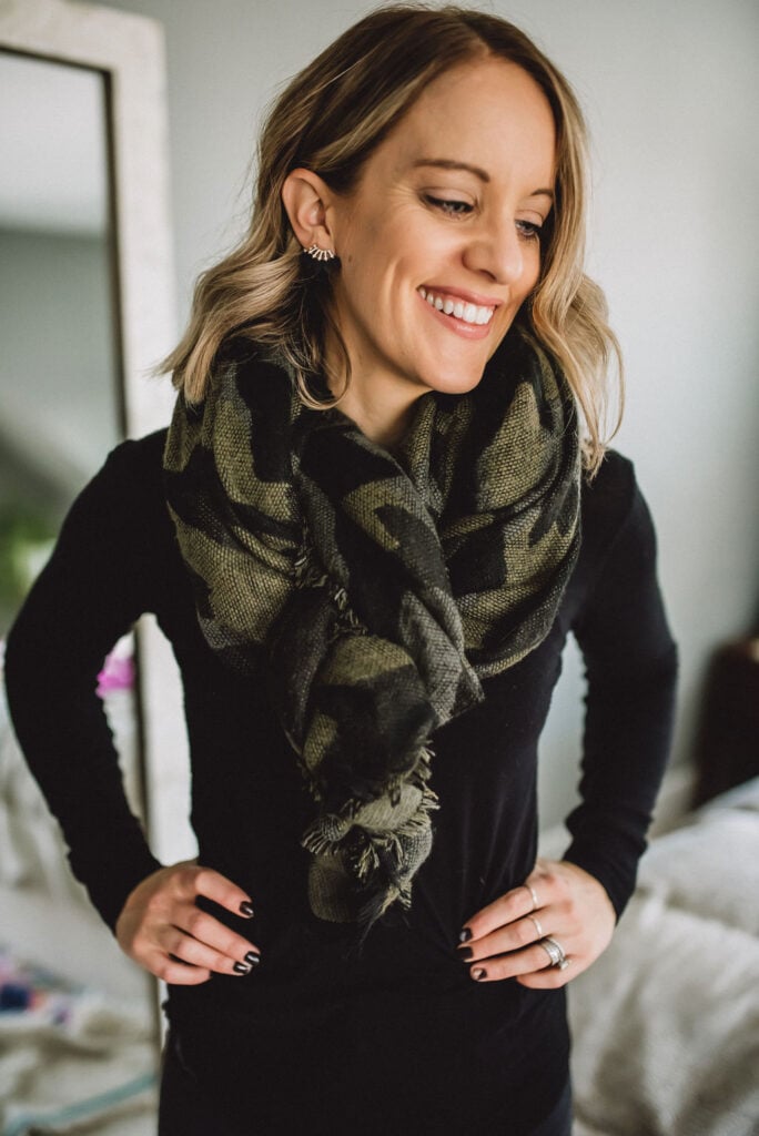 How To Wear This Oversized, Scarf/Wrap Accessory — Live Love Blank