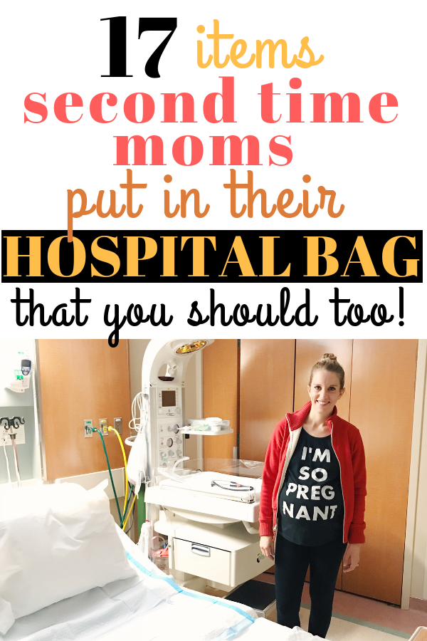hospital bag checklist when having a baby
