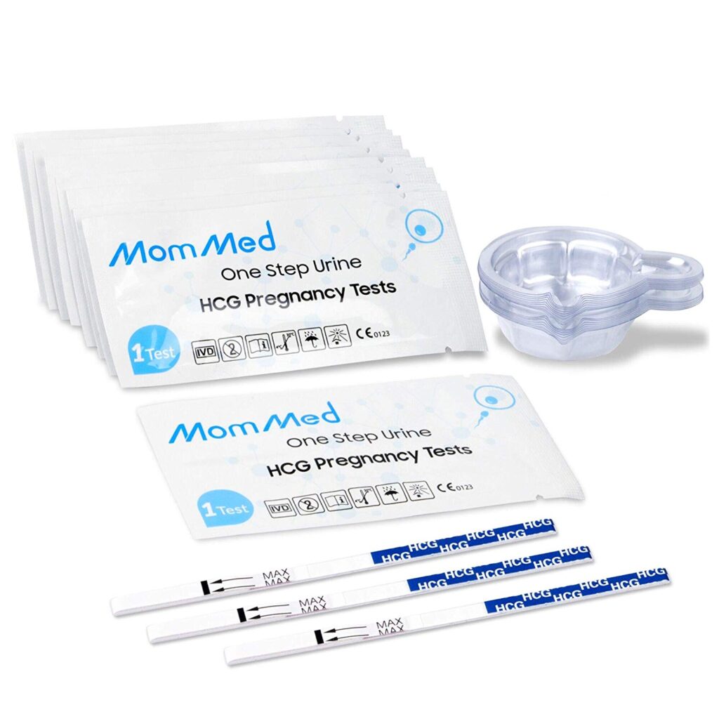 Pack of pregnancy tests
