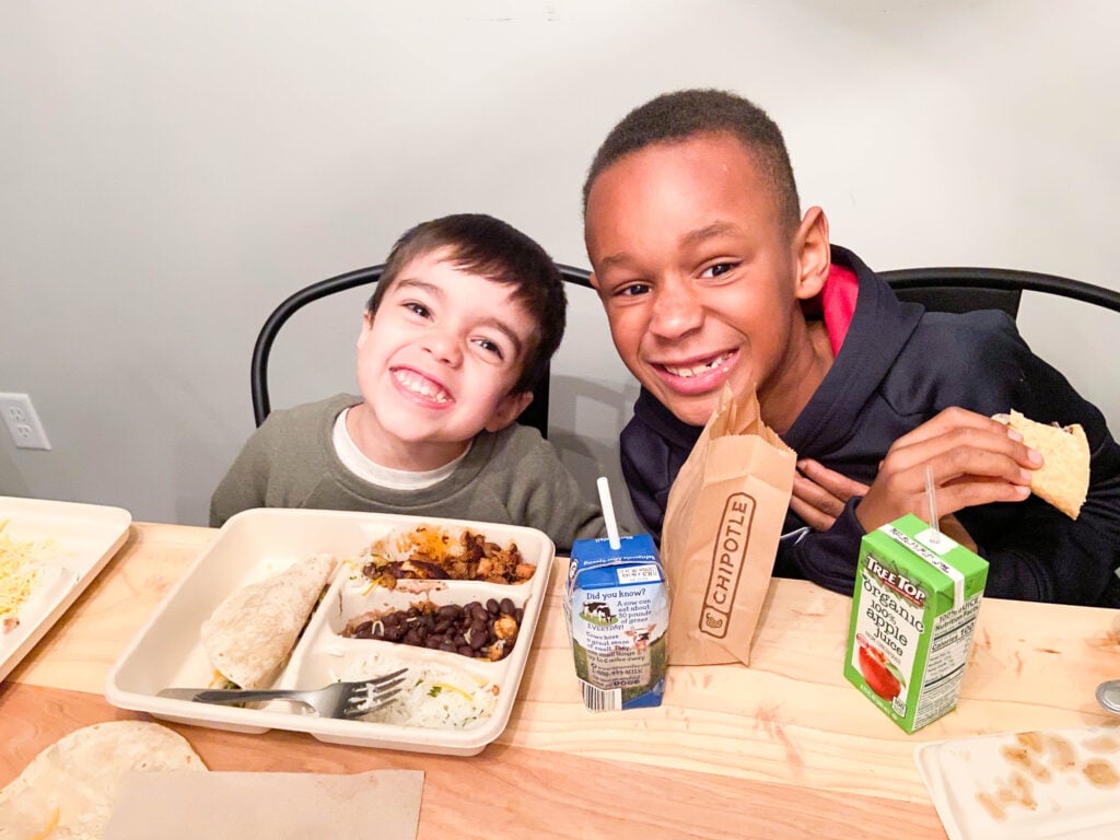 Chipotle kids meals - quesadillas and build your own taco kids meals are great for kids of all ages!