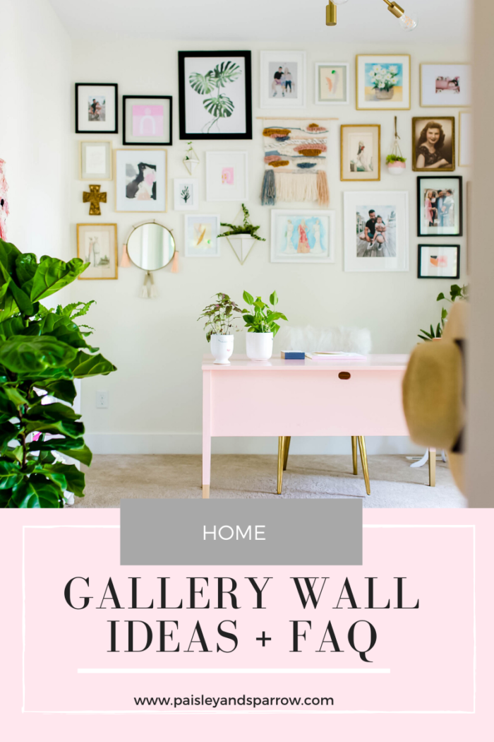 Gallery Wall Ideas + FAQs - 9 Creative Ideas - Paisley & Sparrow