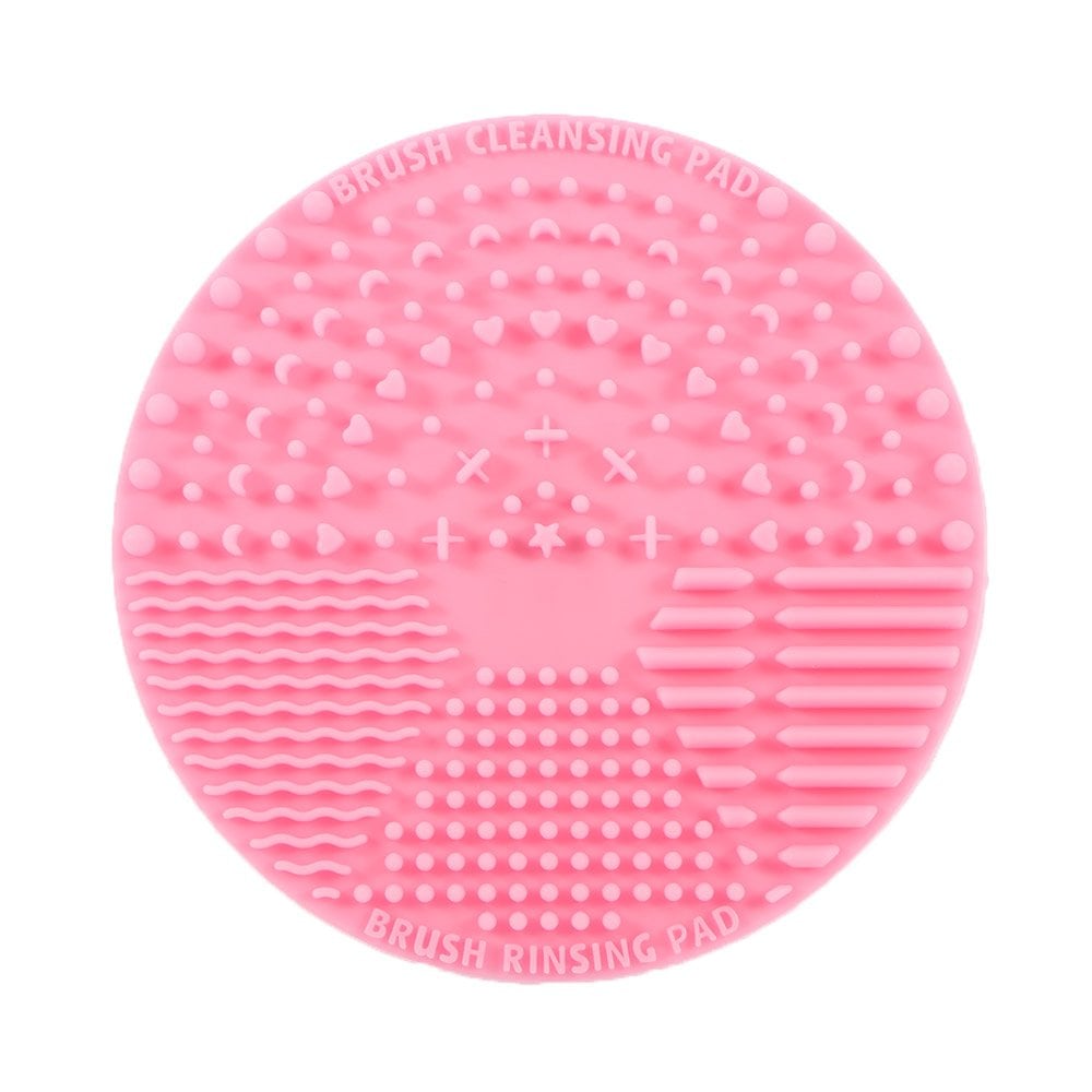 Makeup brush cleaning mat