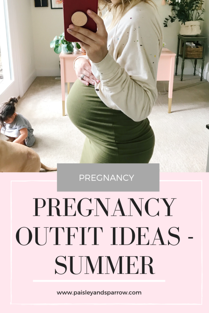 summer pregnancy outfit - By Lauren M