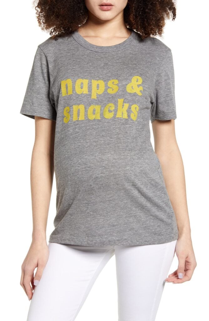 Naps and Baby Kicks Shirt , Pregnancy Shirt, Cute Pregnancy Shirts