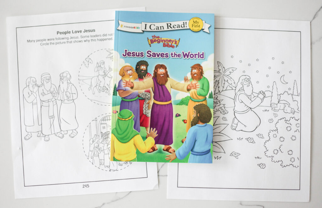 Jesus Save the World story and activities