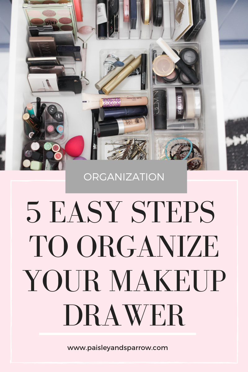 Makeup Drawer Organization Tips • Neat House. Sweet Home®
