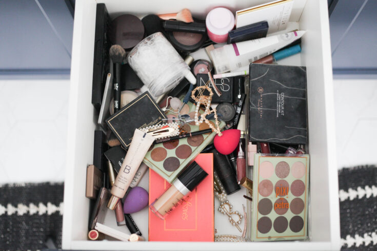 How to Organize Makeup Drawer in 5 Easy Steps - Paisley & Sparrow