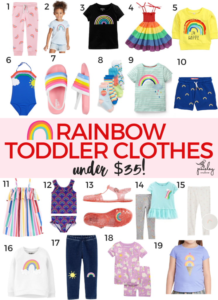 19 rainbow clothes for toddlers