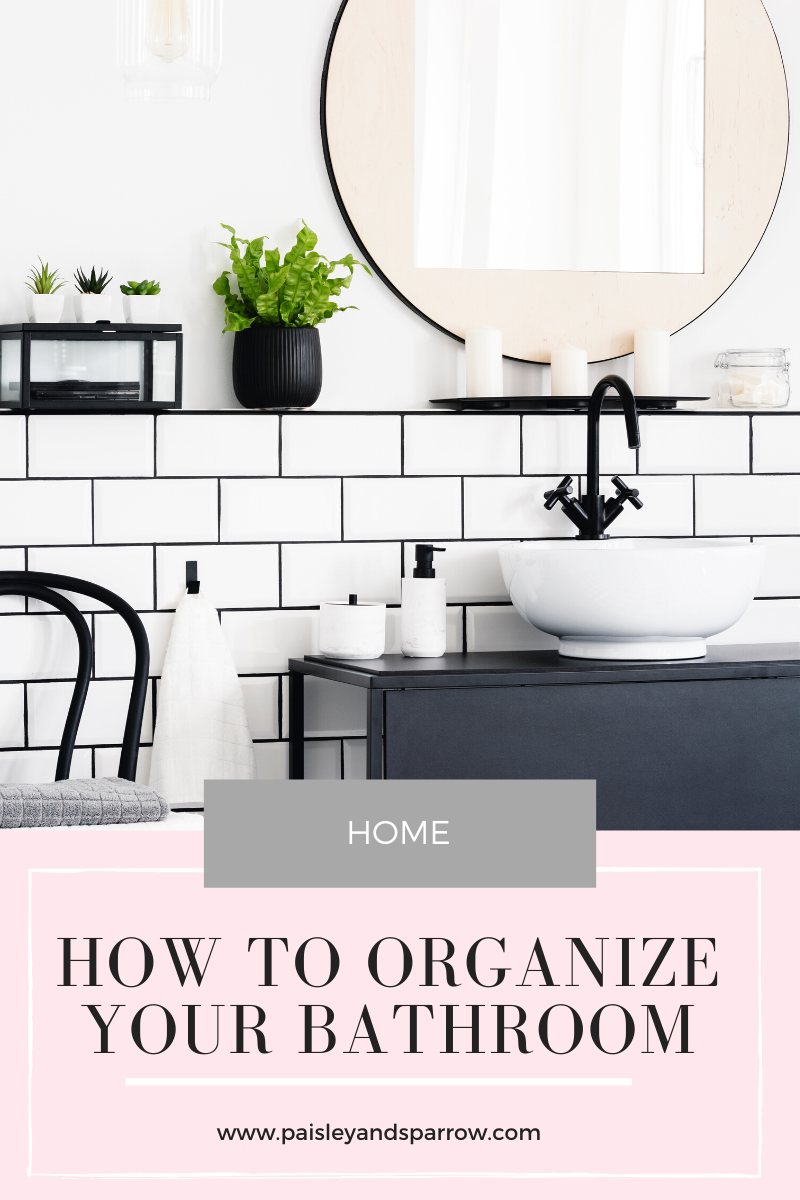How to Organize Bathroom + Linen Closet