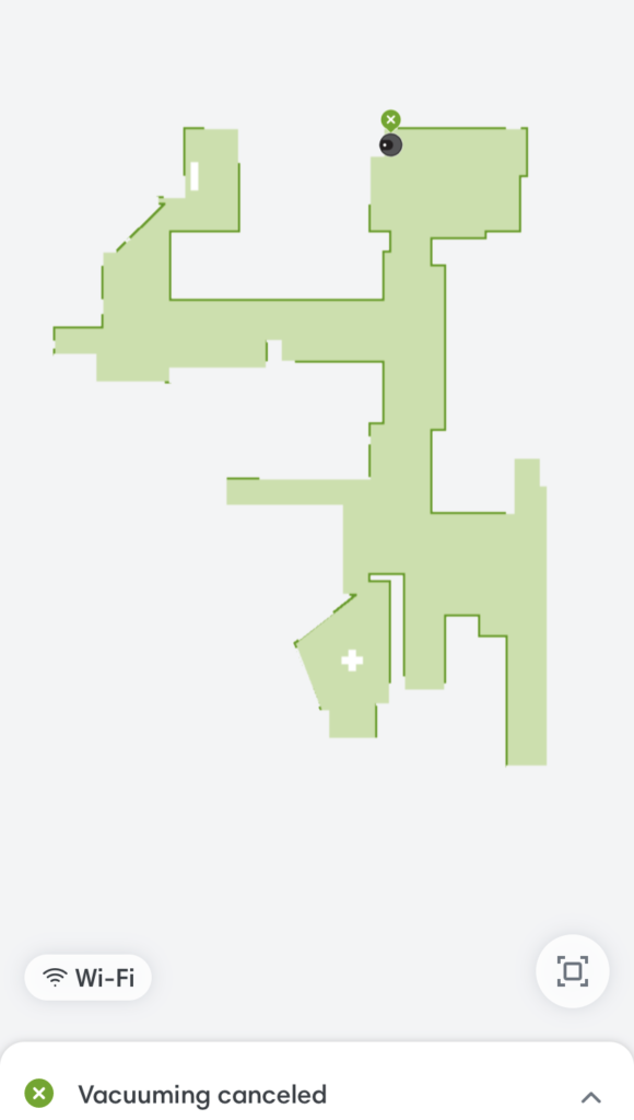 Example of Roomba smartmap