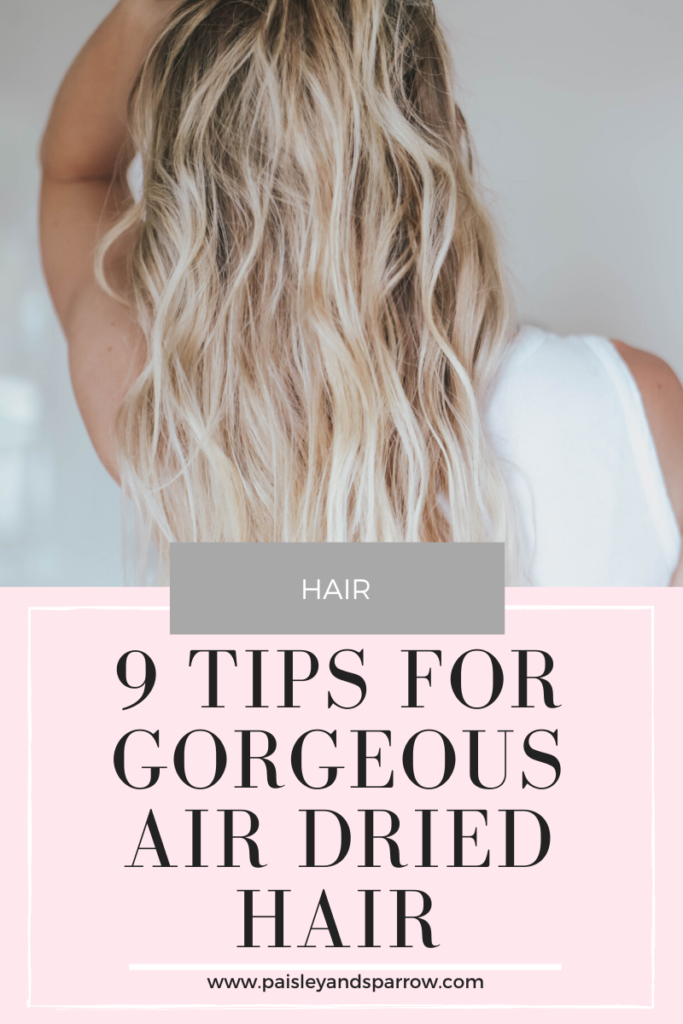 9 Steps to Gorgeous Air Dry Hair