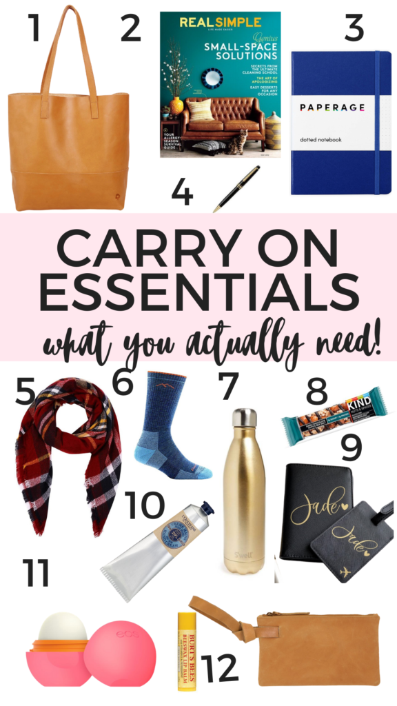 What to Pack in A Carry On - 12 Essentials