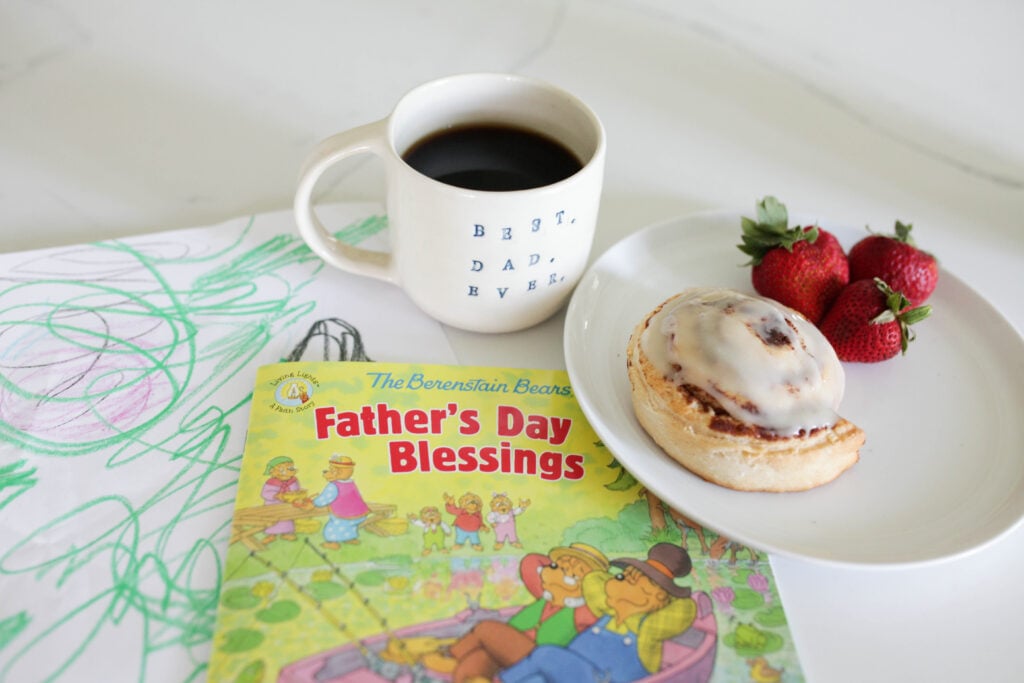 Berenstain Bears Father's Day Blessings, breakfast and Best Dad Ever mug