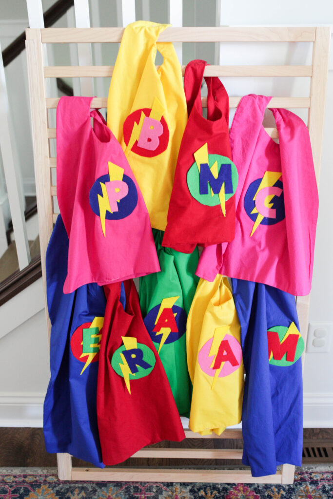 DIY superhero capes