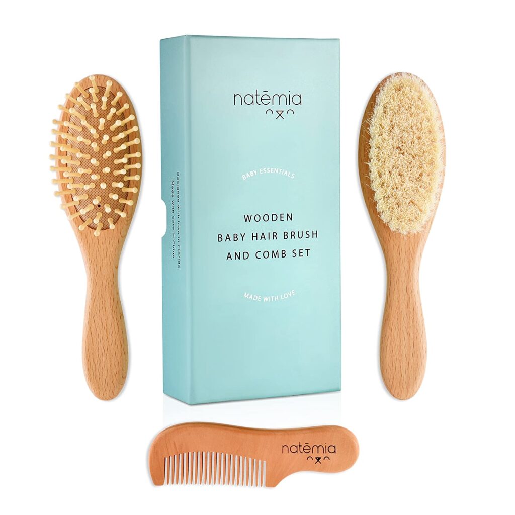Hair brush and comb set for that baby fine hair!