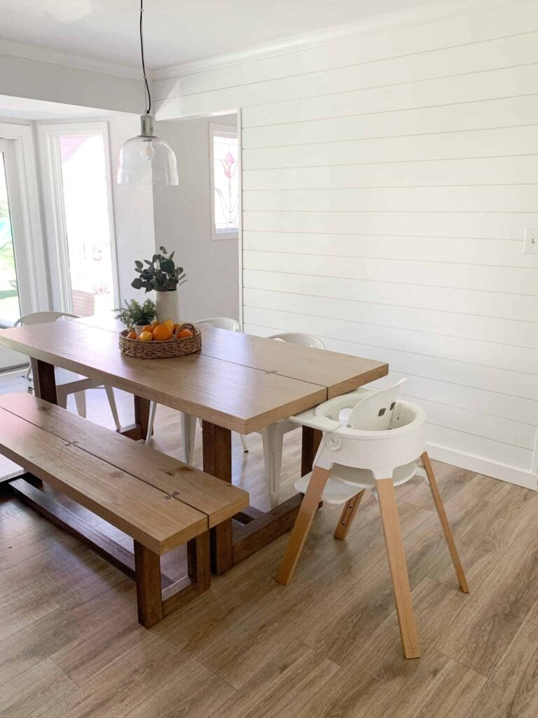 Shiplap Accent Wall 